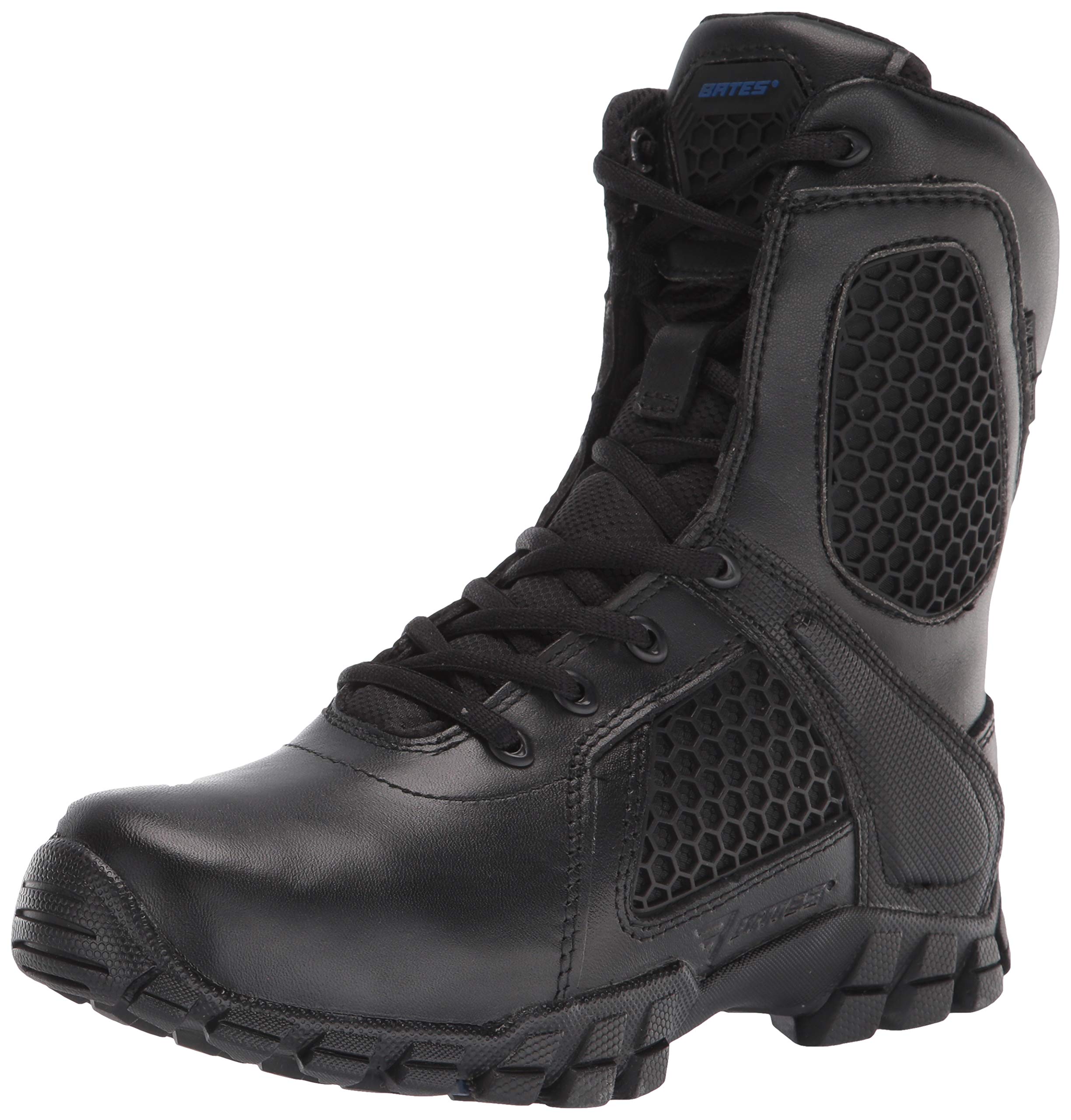 Bates Men's 8 Inch Strike Side Zip Waterproof Tactical Boot - Military & Work Boots for Outdoor, Hiking & Construction - Durable & Comfortable Tactical Footwear
