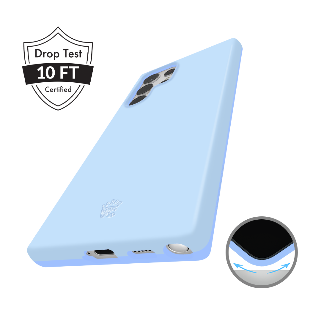 Premium Cotton Candy Blue Samsung Phone Case - Slim Fit Protective Cover for Samsung Galaxy [Model] - Trendy & Durable for Everyday Use, Travel & Outdoor Activities