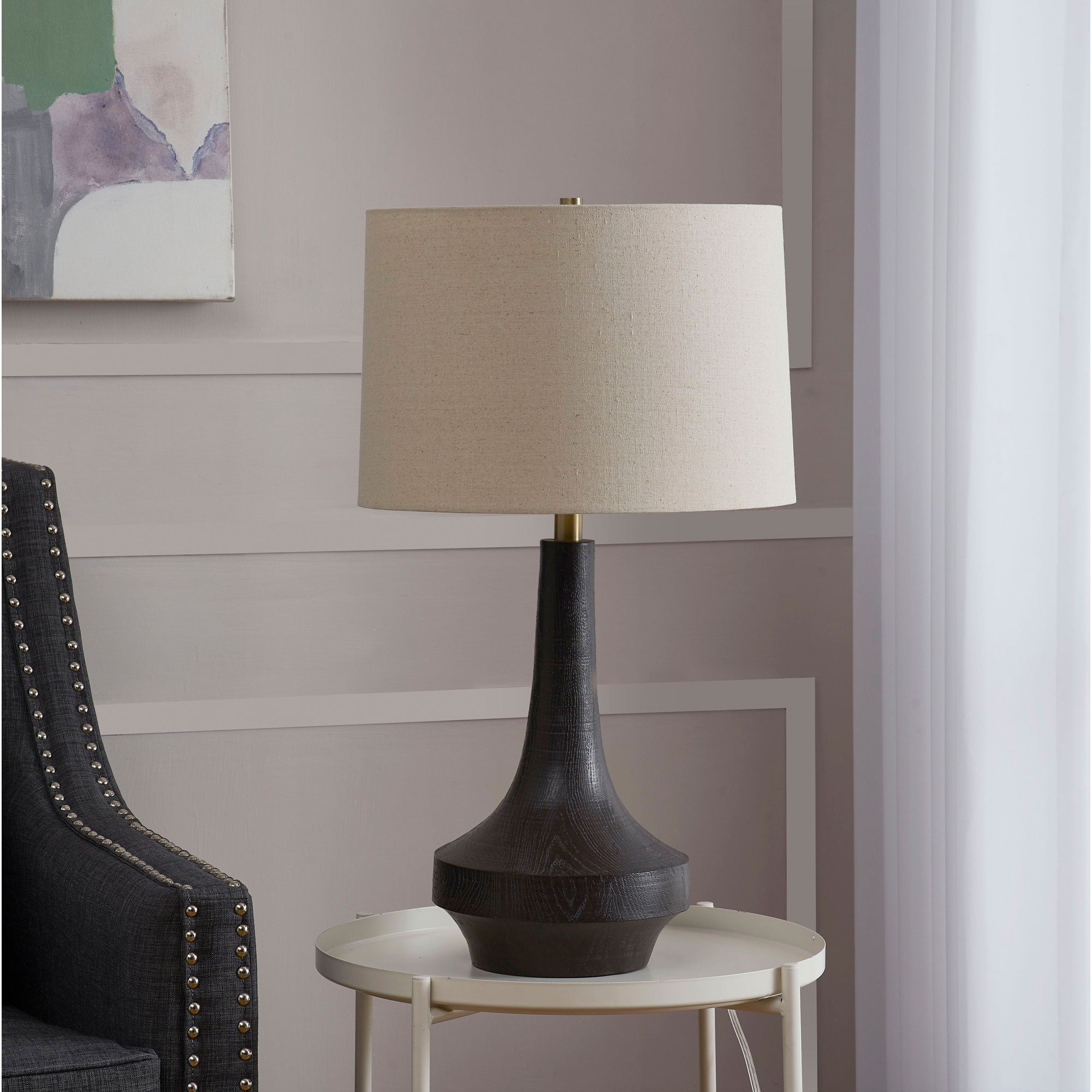 Truro Modern Table Lamp - Stylish Bedside & Living Room Lighting - Perfect for Bedroom, Office, and Home Decor