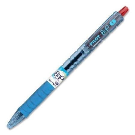 Begreen B2P Ballpoint Pens - 1mm Black Ink (12-Pack) for Office & School Use