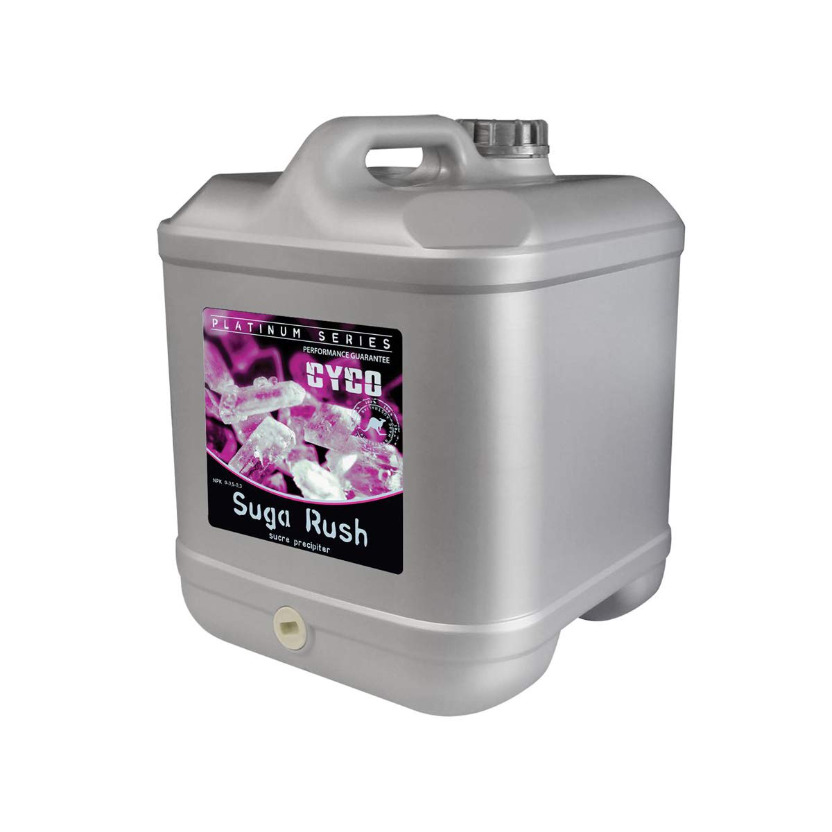 Cyco Suga Rush Plant Nutrient - 20L Concentrated Formula for Hydroponics & Soil Growth | Ideal for Indoor Gardens, Greenhouses, and Commercial Farming