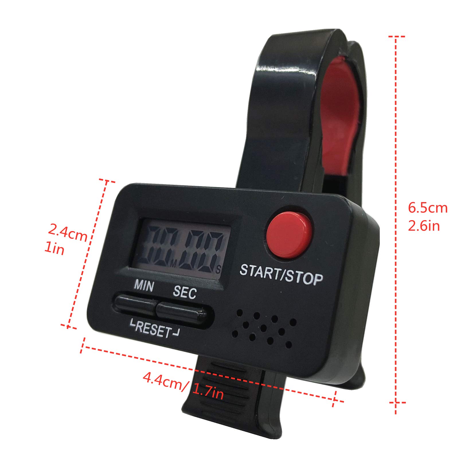 99 Minute Digital Clip-On Timer for Kitchen Baking, Cooking, Teaching & Potty Training - Perfect for Home, School & Office Use