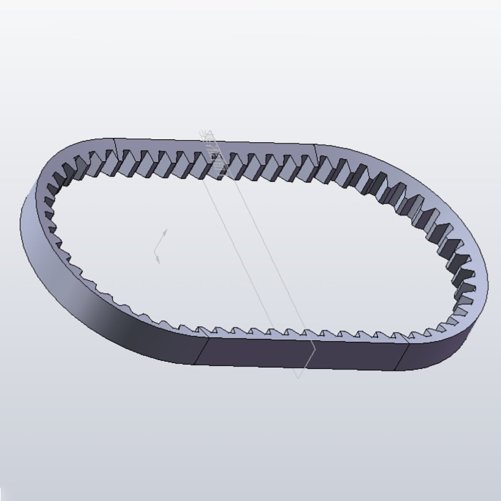 DP12VL 9 Cogged V Belt - High Performance Rubber Drive Belt for Automotive, Industrial & Agricultural Machinery - Perfect for Power Transmission in HVAC Systems, Lawn Mowers & Conveyors