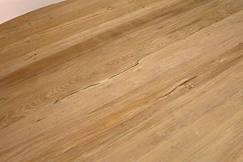 ZENTIQUE Houston Dining Table - Modern Solid Wood Kitchen Table for Family Gatherings and Dinner Parties