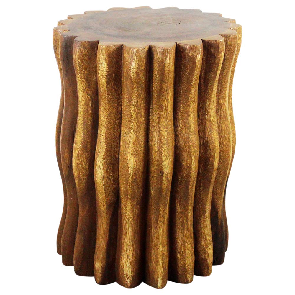 Haussmann® Wood Stump End Table - Natural Mangrove Root Side Table 15
