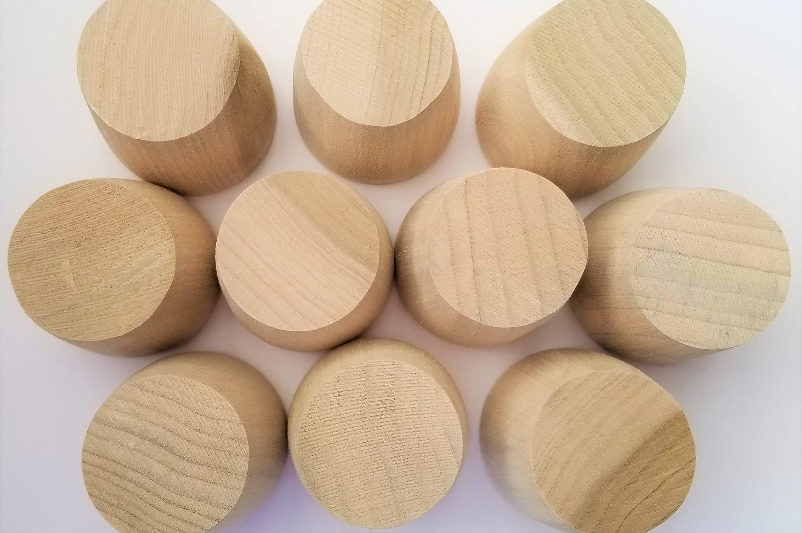 10 Natural Wooden Bung Plugs for Wine Barrels - Premium Oak Barrel Stoppers for Home Brewing, Winemaking & DIY Projects - Perfect for Wine Fermentation, Aging & Storage