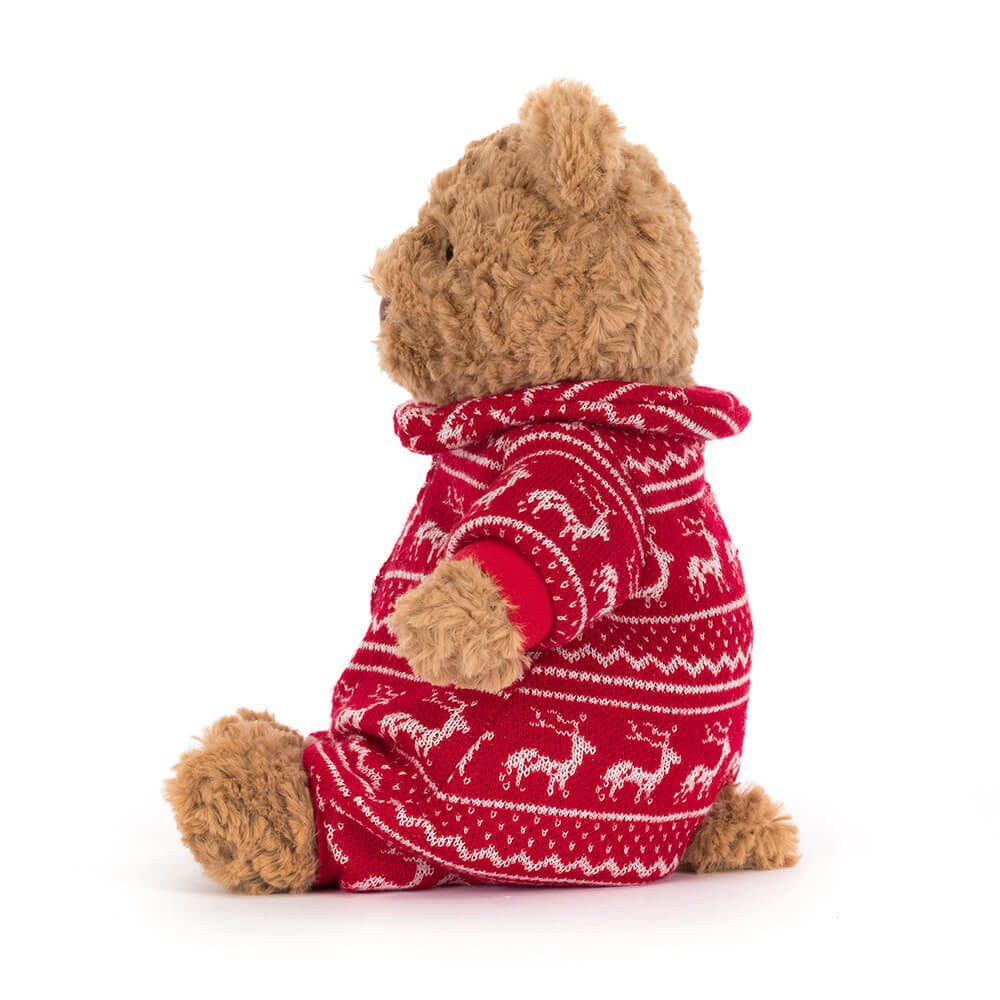 Bartholomew Bear Winter Pajamas for Kids - Cozy Fleece Sleepwear with Cute Bear Design | Perfect for Cold Nights & Christmas Gift