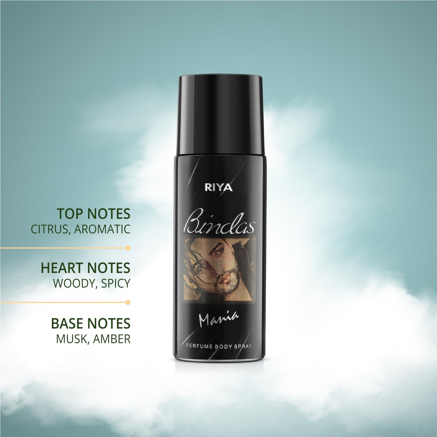 Riya Bindas Apparel Perfume (100ml) & Mania Deodorant (150ml) 2-Pack Set - Long Lasting Fragrance Combo for Men & Women | Perfect for Daily Wear, Office, Gym & Special Occasions