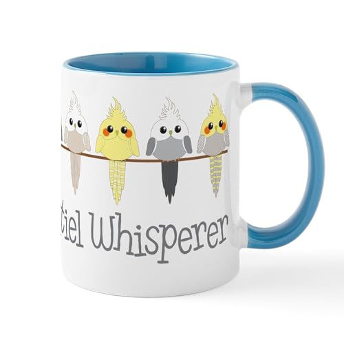 White/Blue Inside - Cockatiel Whisperer Mug