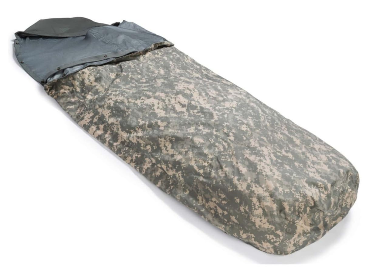 USGI ACU Digital Bivy Cover - Waterproof Military Sleeping Bag Shelter for Outdoor Camping & Survival Gear | Perfect for Hiking, Backpacking & Emergency Preparedness