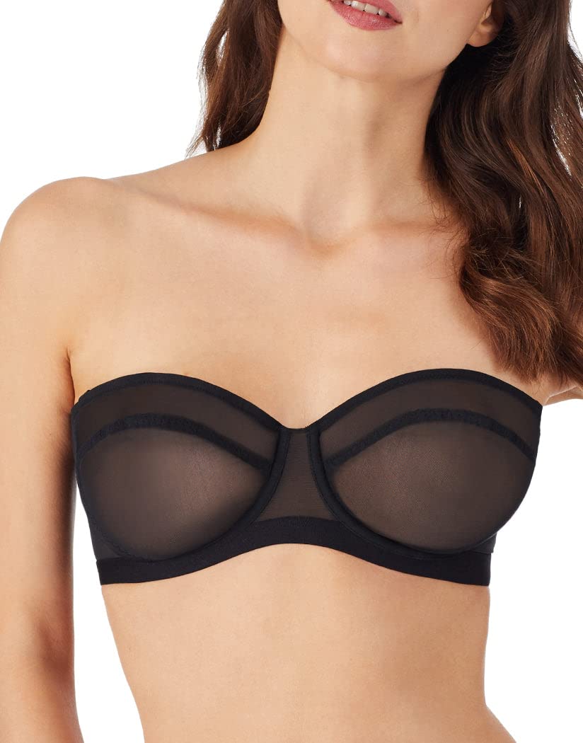 Le Mystere Modern Mesh Strapless Bra - Seamless Comfort for Evening Wear & Special Occasions