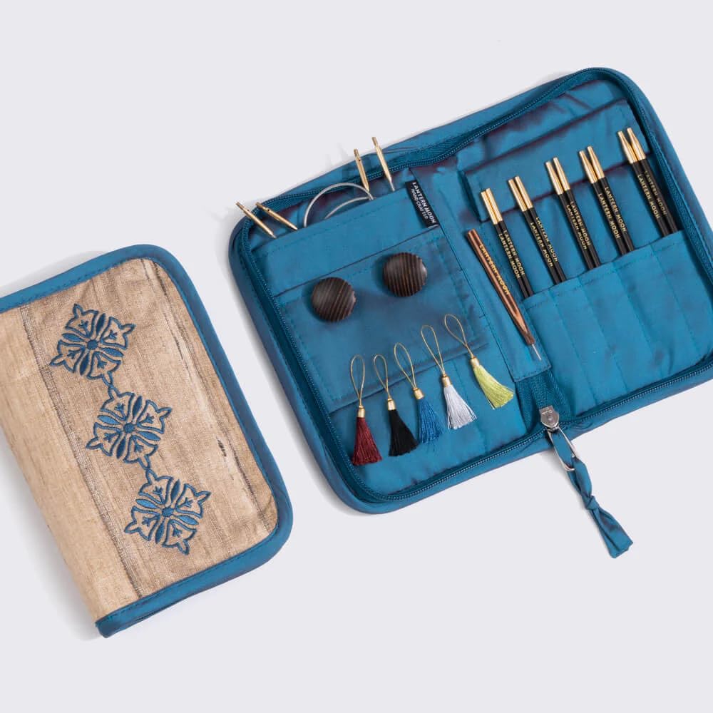 Lantern Moon Interchangeable Knitting Needle Set - 13cm Charm Needle Tips for Smooth Yarn Crafting | Perfect for Socks, Shawls & Baby Knitting Projects