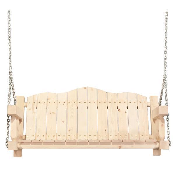 Comfortable Homestead Porch Swing Seat with Heavy-Duty Chains - Perfect for Outdoor Relaxation in Gardens, Patios, and Backyards