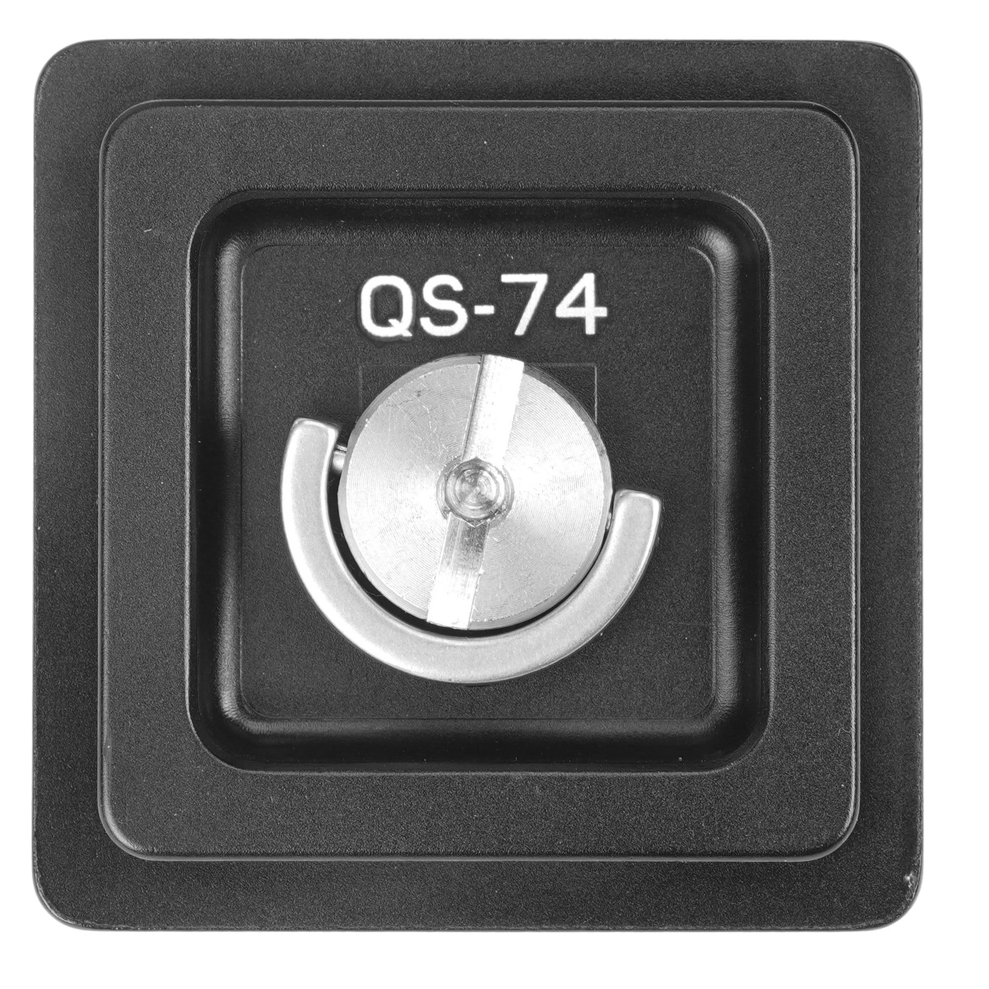 QS 74 Arca Compatible Quick Release Camera Shoe Mount with Anti-Slip Rubber Base - Perfect for DSLR, Mirrorless Cameras & Tripod Stability