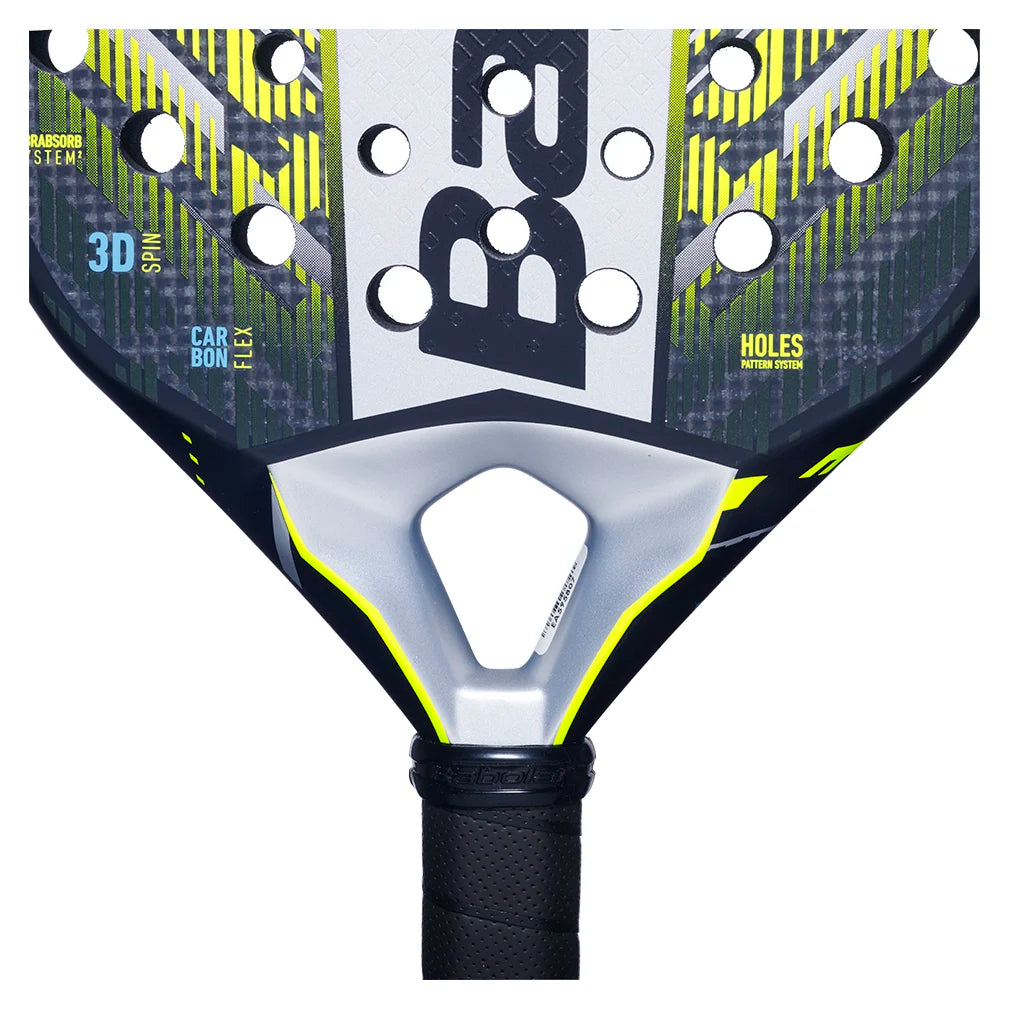 Premium Counter Veron 2.5 Padel Racquet - Black & Yellow Design for Professional Players | Perfect for Competitive Matches & Training Sessions