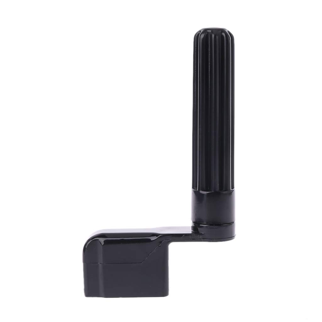 1pc Black Plastic Guitar String Peg Winder & Bridge Pin Puller Tool for Acoustic & Electric Guitars - Perfect for String Changes & Guitar Maintenance
