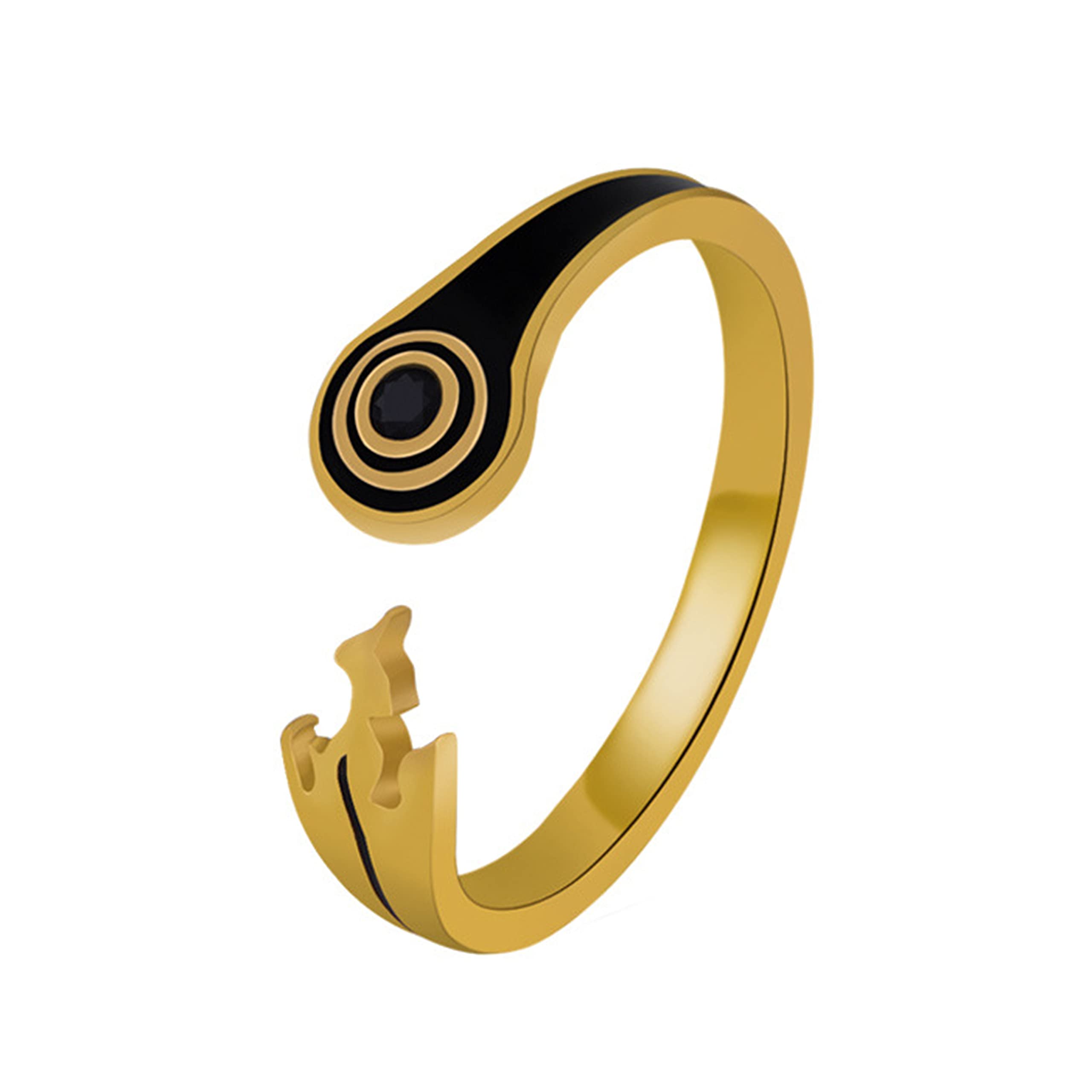 Naruto Uchiha Itachi S925 Sterling Silver Mangekyo Sharingan Ring - Anime Jewelry for Cosplay, Gift & Collectible | Official Naruto Merchandise & Anime Accessories