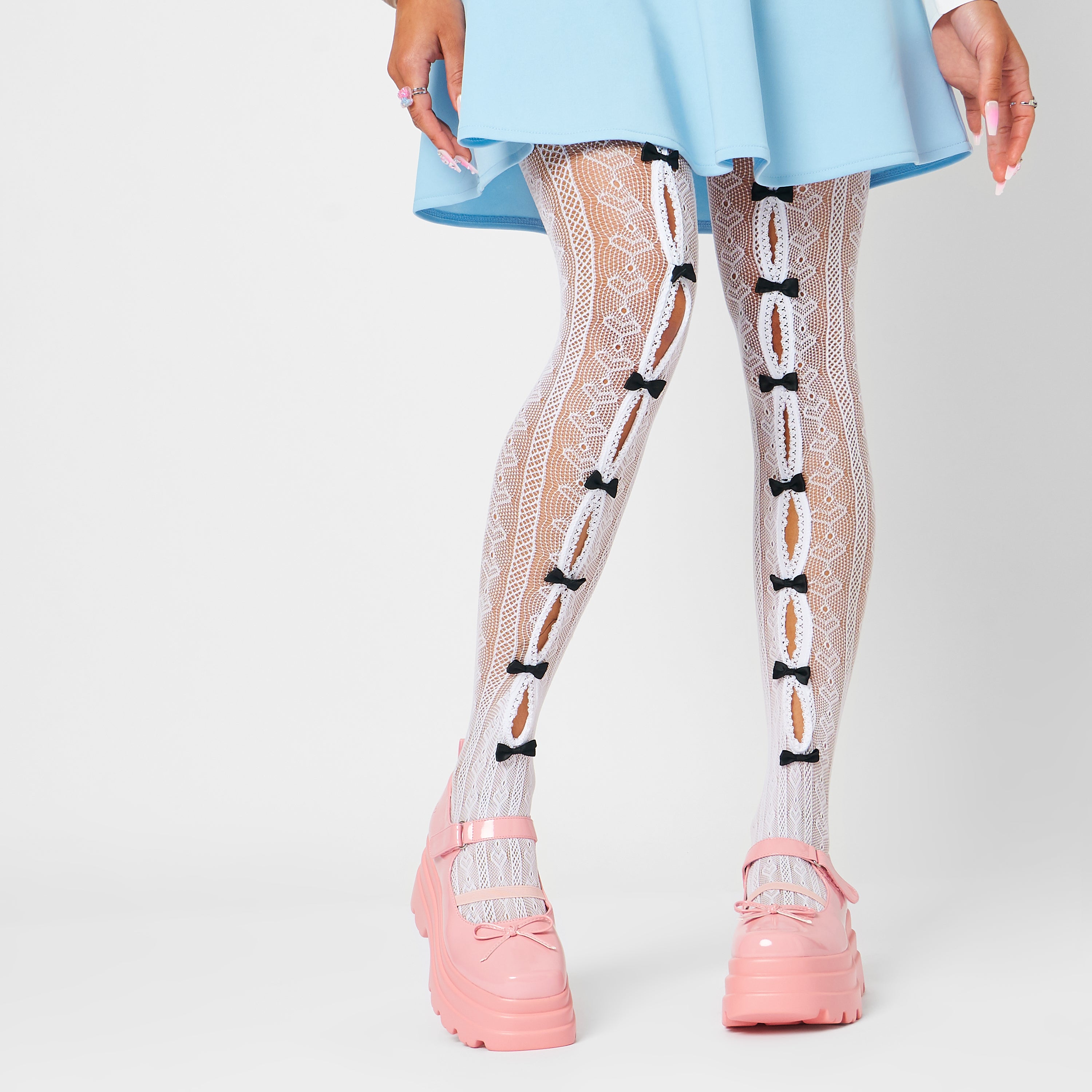 Cute Kawaii Doll Trident Mary Jane Shoes for Women - Pink Vintage Style Flats | Perfect for Cosplay, Anime Conventions & Themed Parties