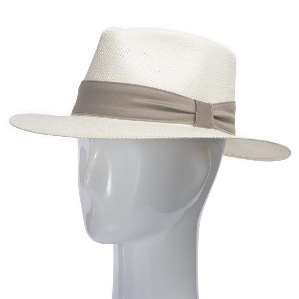 Stylish Rambler Straw Fedora Panama Hat for Men & Women - Breathable Summer Sun Hat for Outdoor, Beach, Travel & Fashion
