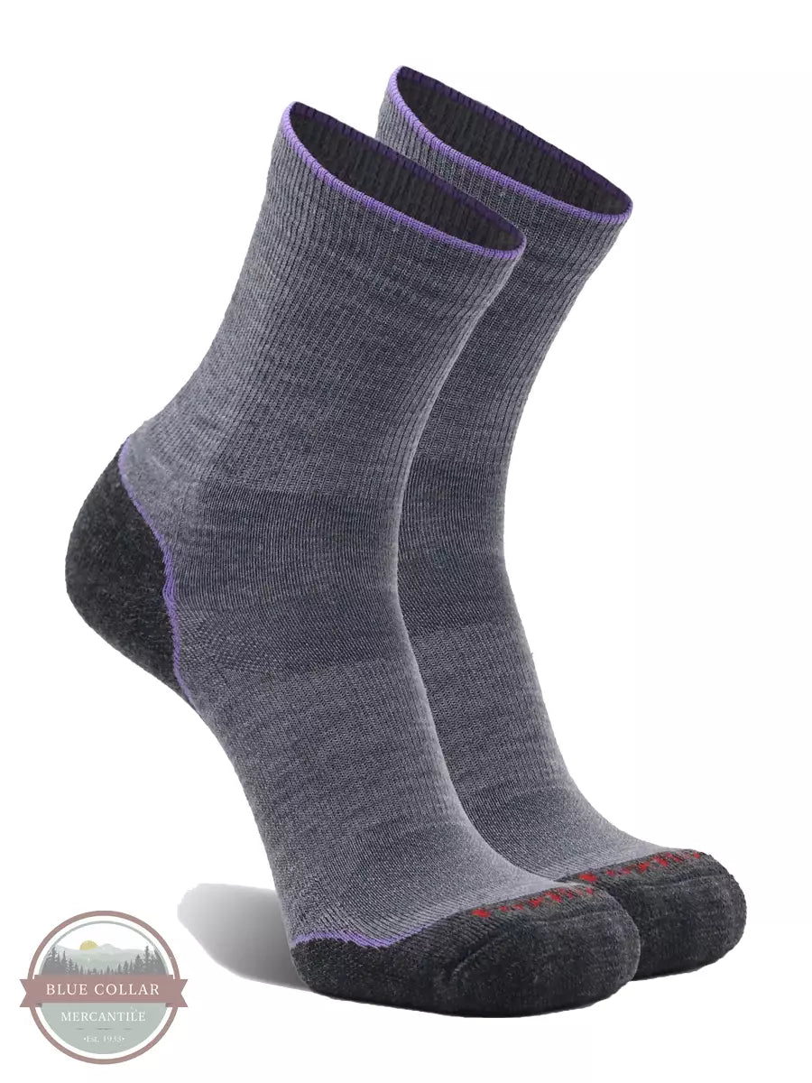 2508 Hike Basecamp 2.0 Lightweight Hiking Crew Socks - Moisture Wicking & Breathable for Outdoor Adventures, Camping, and Trail Running