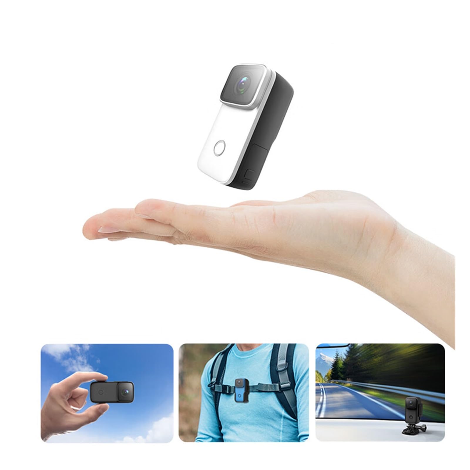4K Action Camera with Anti-Shake & Night Vision - Waterproof Sports Camera for Vlogging, Riding, Skiing, Helmet Mounting (Includes 128GB Card) - Perfect for Outdoor Adventures, Travel Vlogging & Extreme Sports Recording