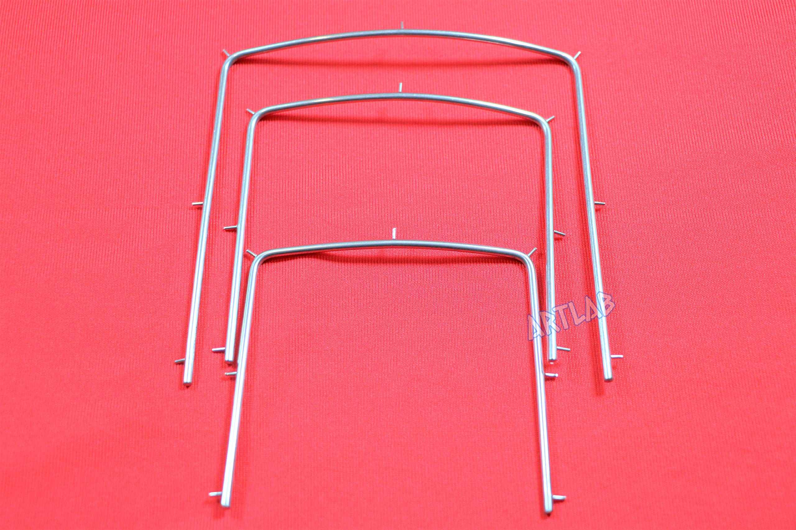 20pcs Dental Clamp Kit - Stainless Steel Rubber Dam Clamps, Frames & Tools for Dentists