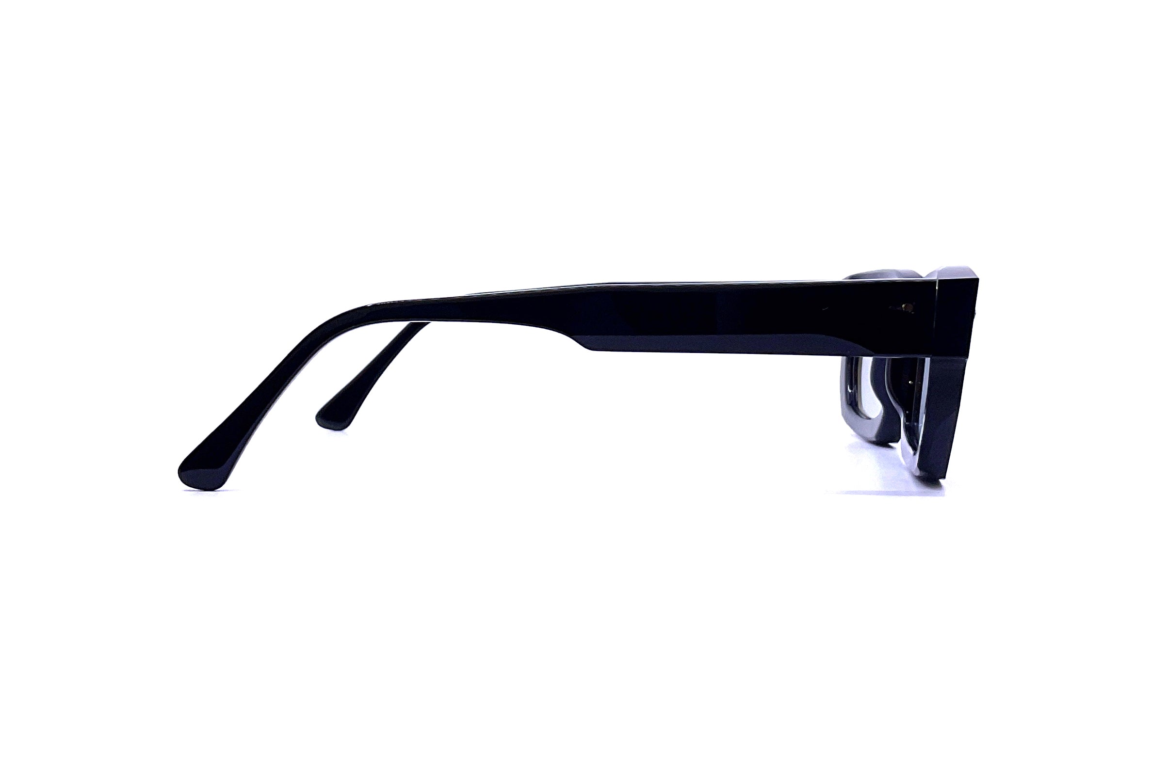 Ahlem Bonaparte Black Sunglasses - Polarized UV Protection Aviator Sunglasses for Men & Women - Perfect for Driving, Travel, and Outdoor Activities