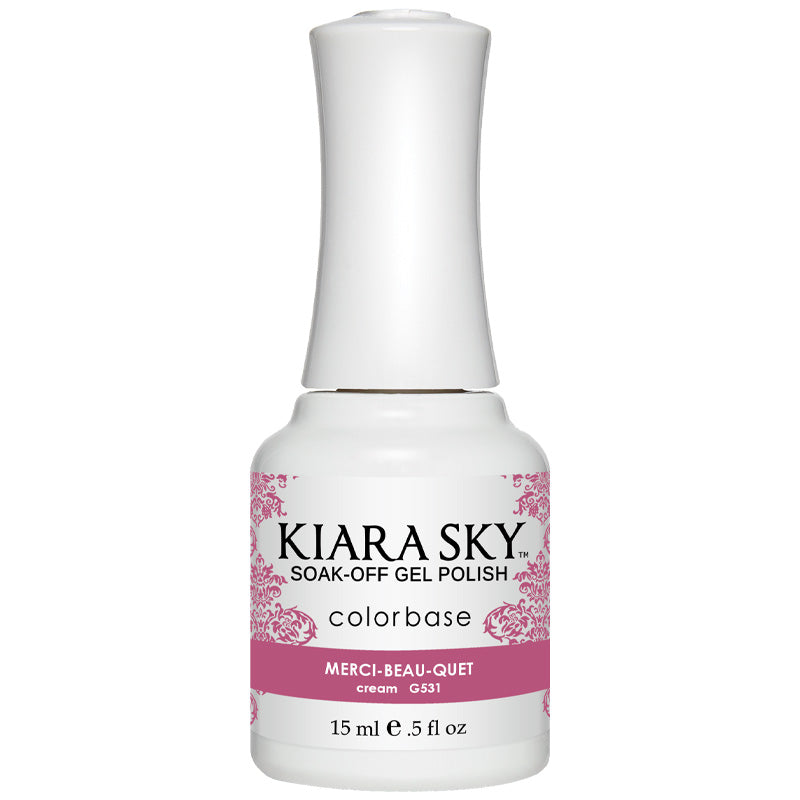 G531 Merci Beauquet Gel Polish - Long-Lasting Nail Polish for Salon-Quality Manicures at Home | Perfect for DIY Nails, Special Occasions & Gift Giving