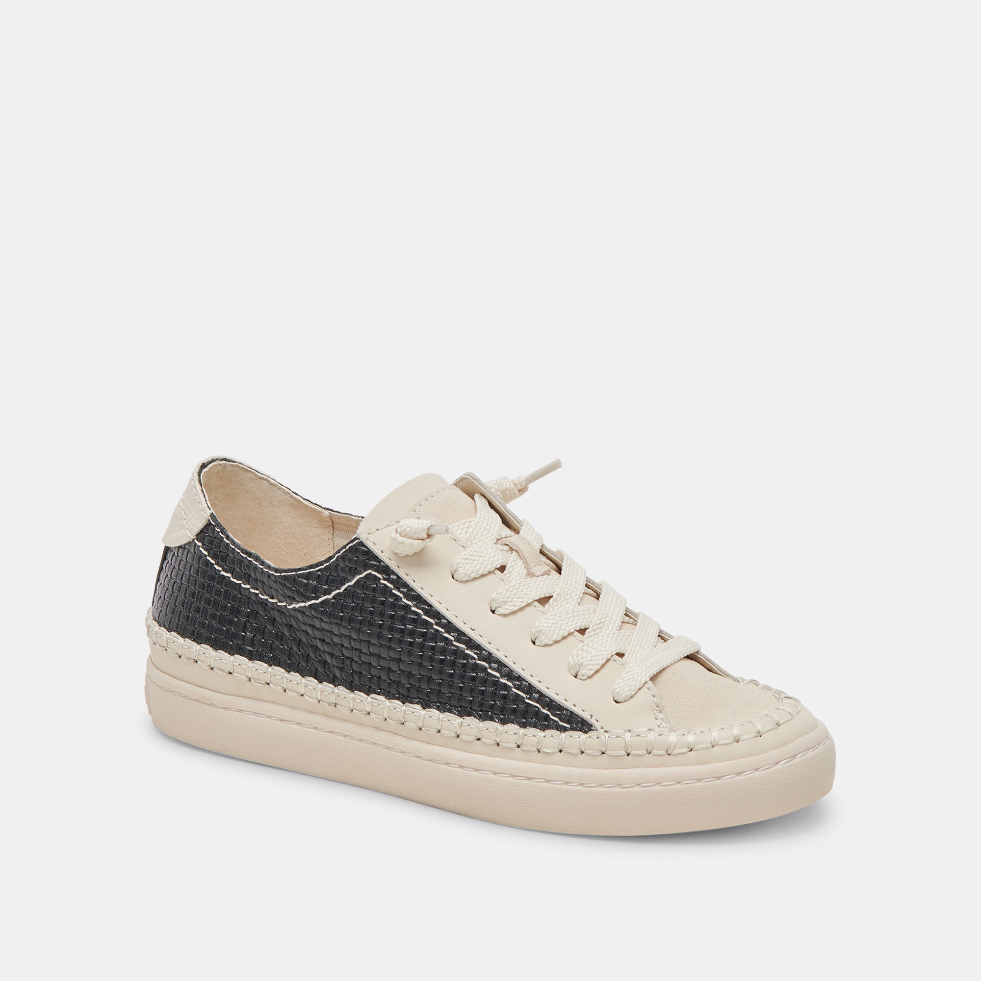 ZOLEN Men's Black Woven Sneakers - Lightweight Breathable Casual Shoes for Walking, Running & Gym Workouts