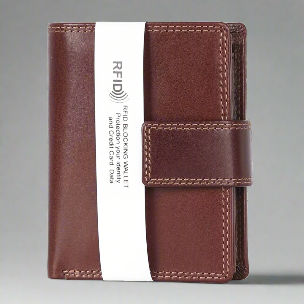 Premium MET Men's Fashion Leather Wallet - Slim RFID Blocking Bifold Wallet for Everyday Use & Travel - Perfect Gift for Dad, Husband, Boyfriend