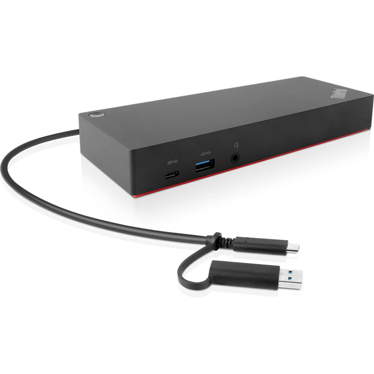 Lenovo ThinkPad Hybrid USB-C & USB-A Dock (40AF0135US) - Dual Monitor Laptop Docking Station for Home Office & Business Use