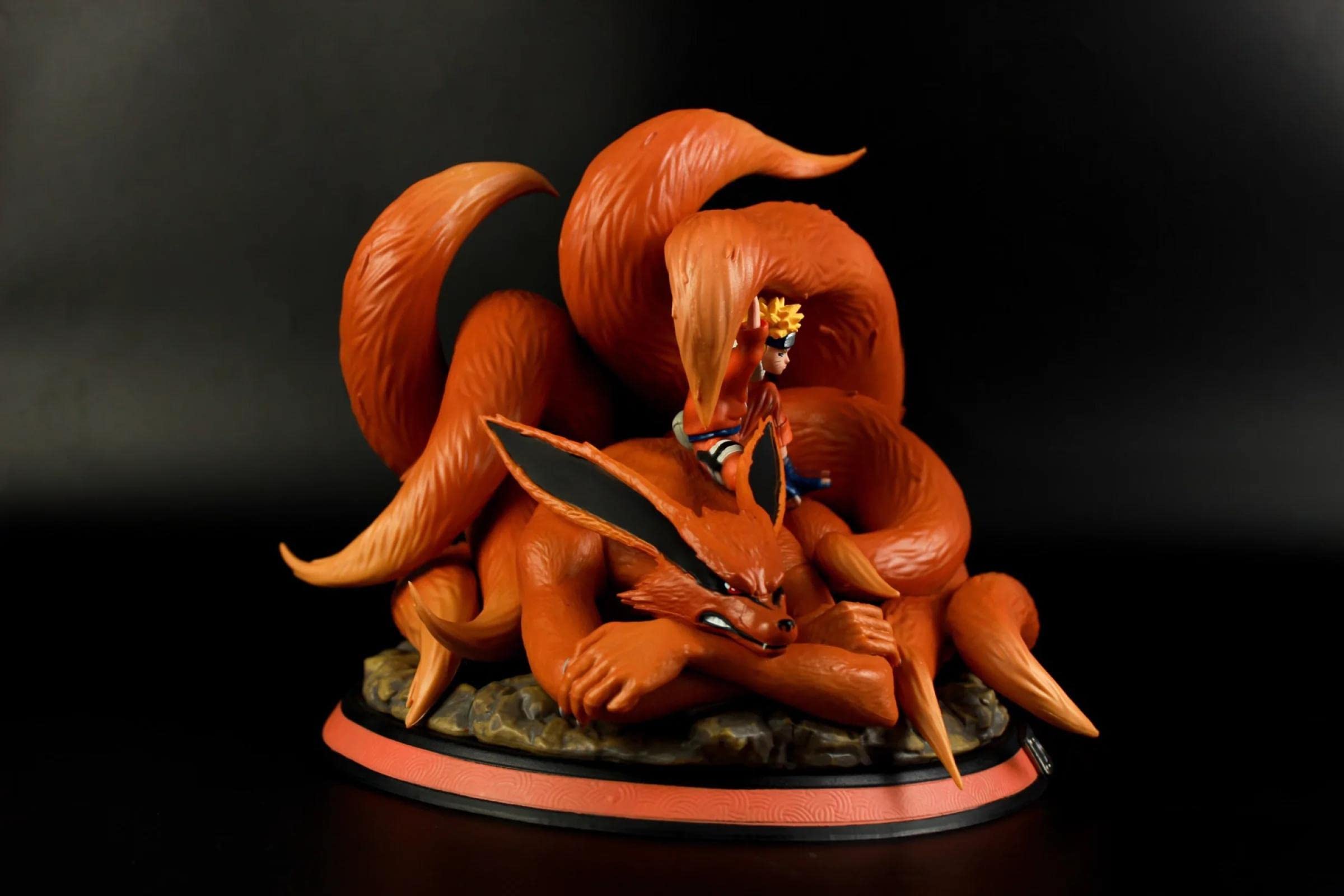Naruto Uzumaki PVC Action Figure - 7.8 Inch Nine-Tails Model Collectible Anime Statue for Home Decor, Office Display & Anime Lovers Gift