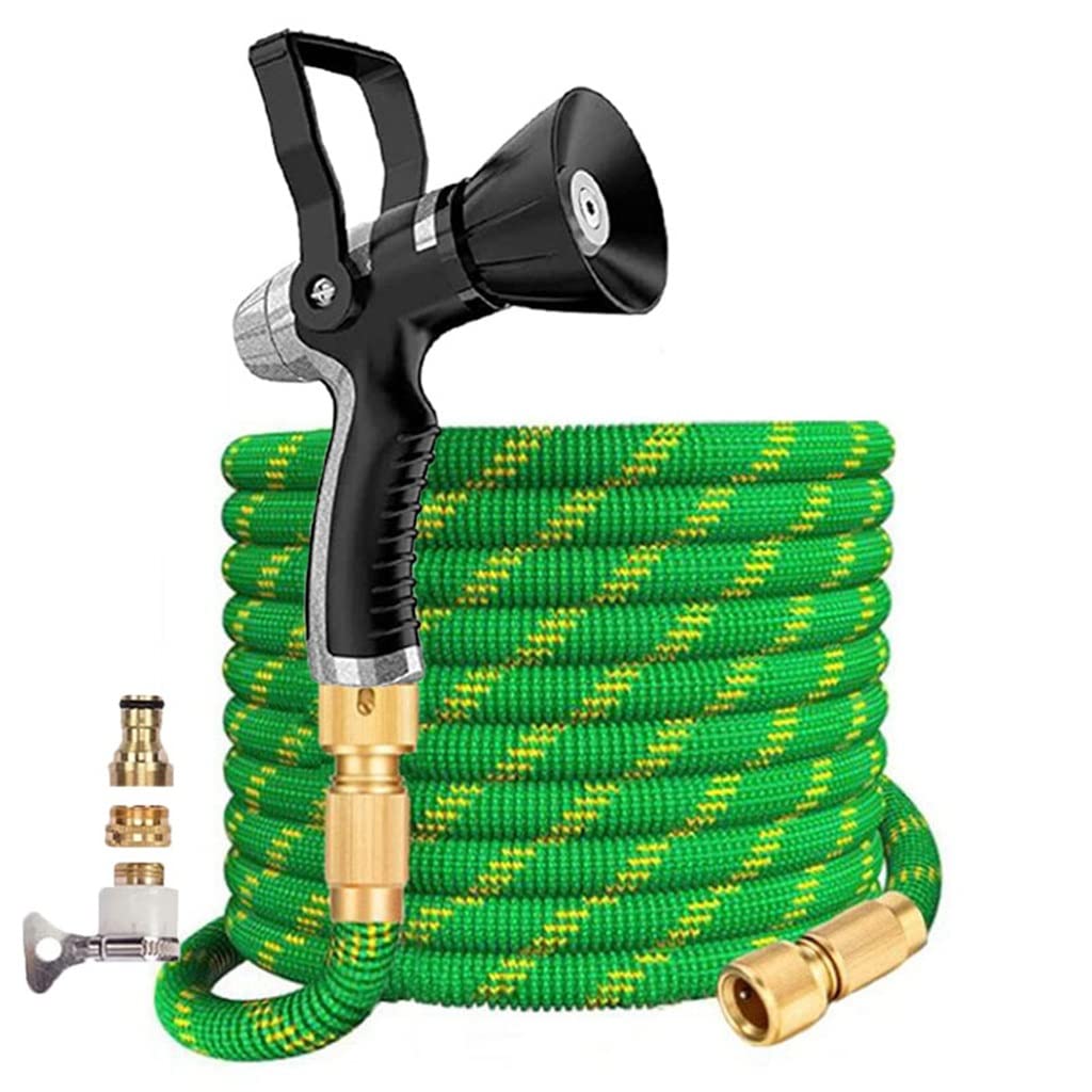 **High Pressure Garden Hose Set - 25ft Magic Watering Pipe with Sprayer & Water Gun for Car Wash, Garden Irrigation, Lawn Sprinkling (Gray)** - Perfect for Outdoor Cleaning, Watering Plants, and Washing Vehicles