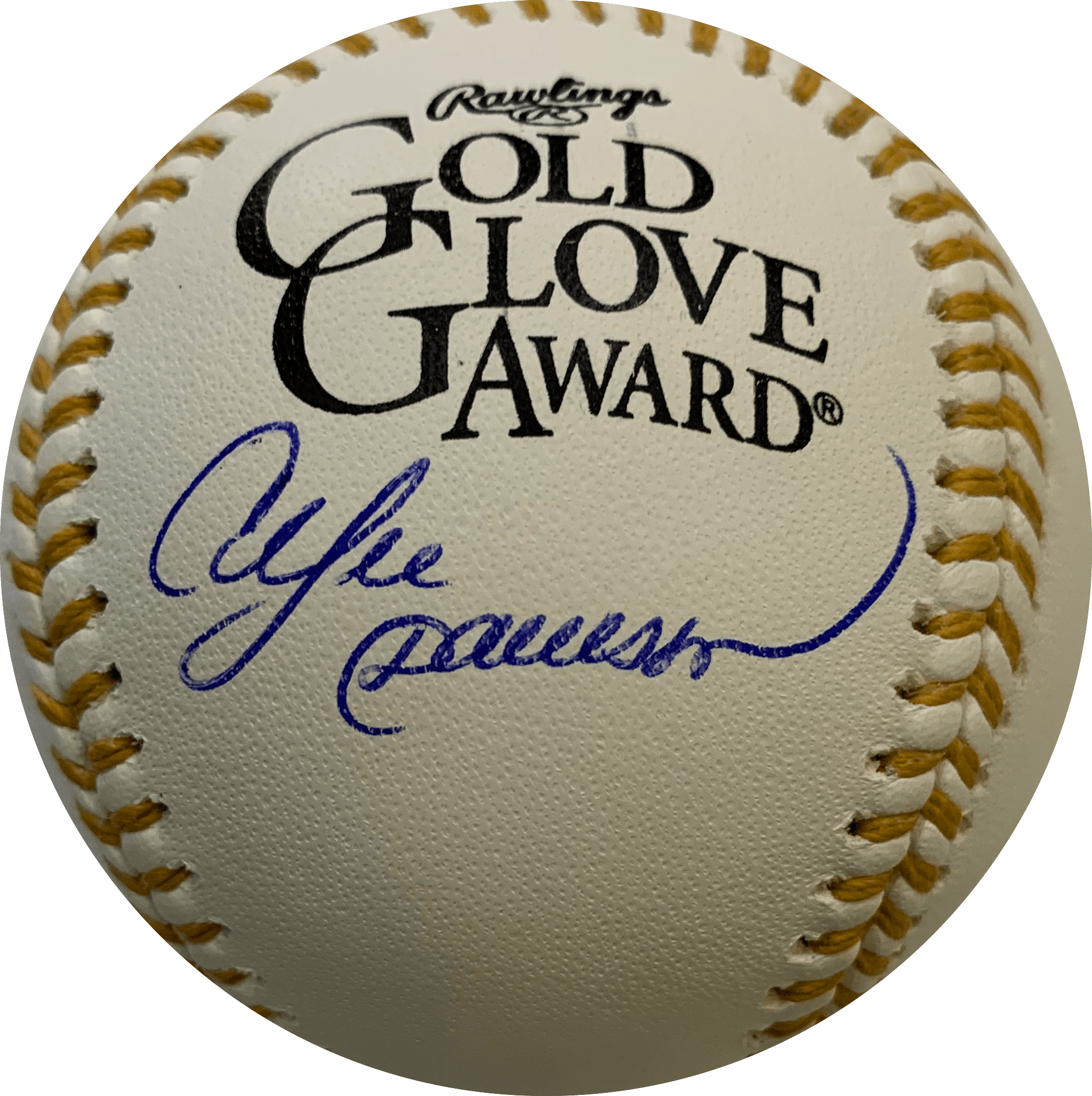 Authentic Andre Dawson Autographed Rawlings Gold Glove Official Baseball - Beckett Certified - Perfect for Collectors, Sports Memorabilia Enthusiasts, and Baseball Fans