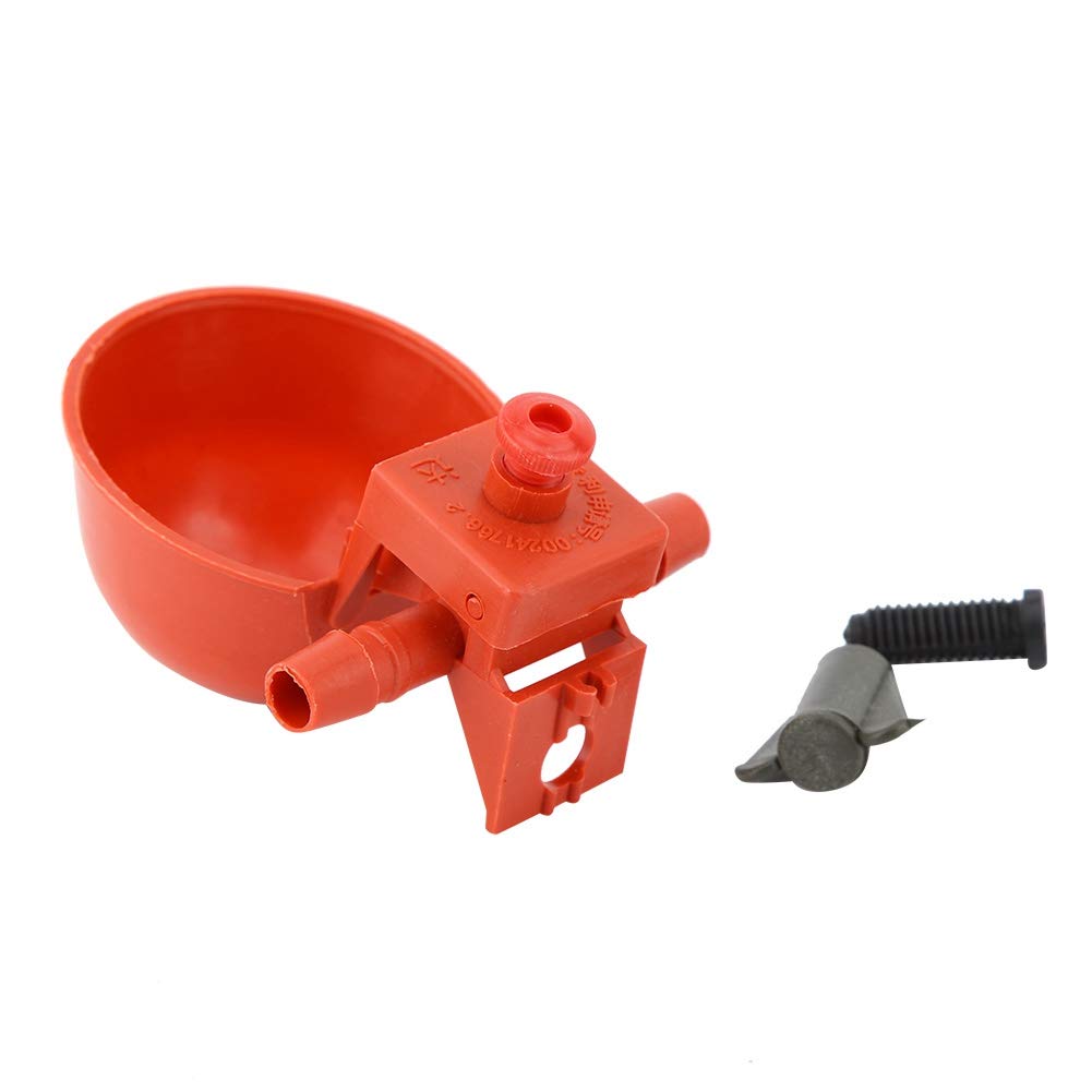 Automatic Poultry Drinker for Chickens - 6 Pack, Durable Drinking Bowl & Cup for Family Farming, Cage Accessories - Perfect for Backyard Coops, Small Farms & Poultry Raising