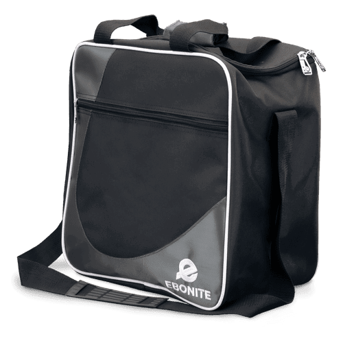 Premium Ebonite Single Tote Bowling Bag - Lightweight Grey Bowling Accessory for Men & Women - Perfect for League Play, Practice Sessions & Tournaments