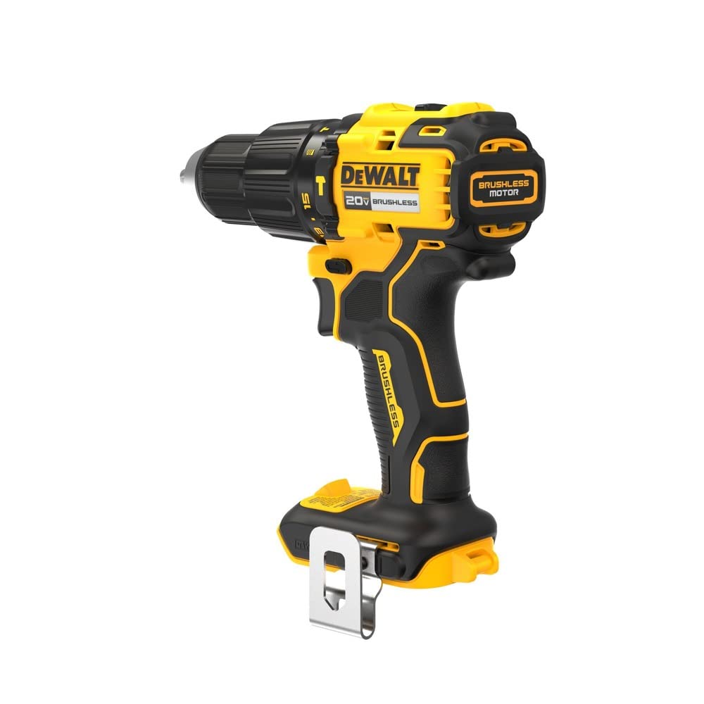 DEWALT DCD798B 20V MAX Brushless 1/2 Inch Cordless Hammer Drill Driver (Tool Only) - Perfect for DIY Projects, Home Repairs & Professional Construction Work