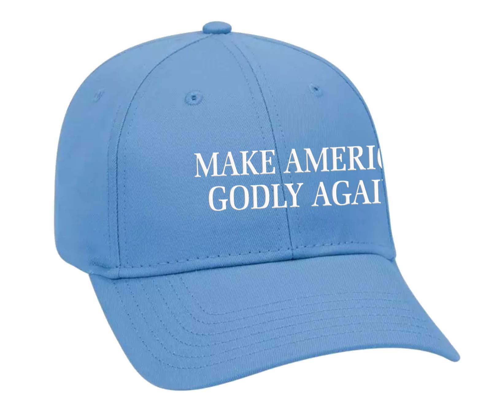 Christian 'Make America Godly Again' Embroidered Otto Baseball Cap - Red | Patriotic Religious Hat for Church, Prayer & Outdoor Activities
