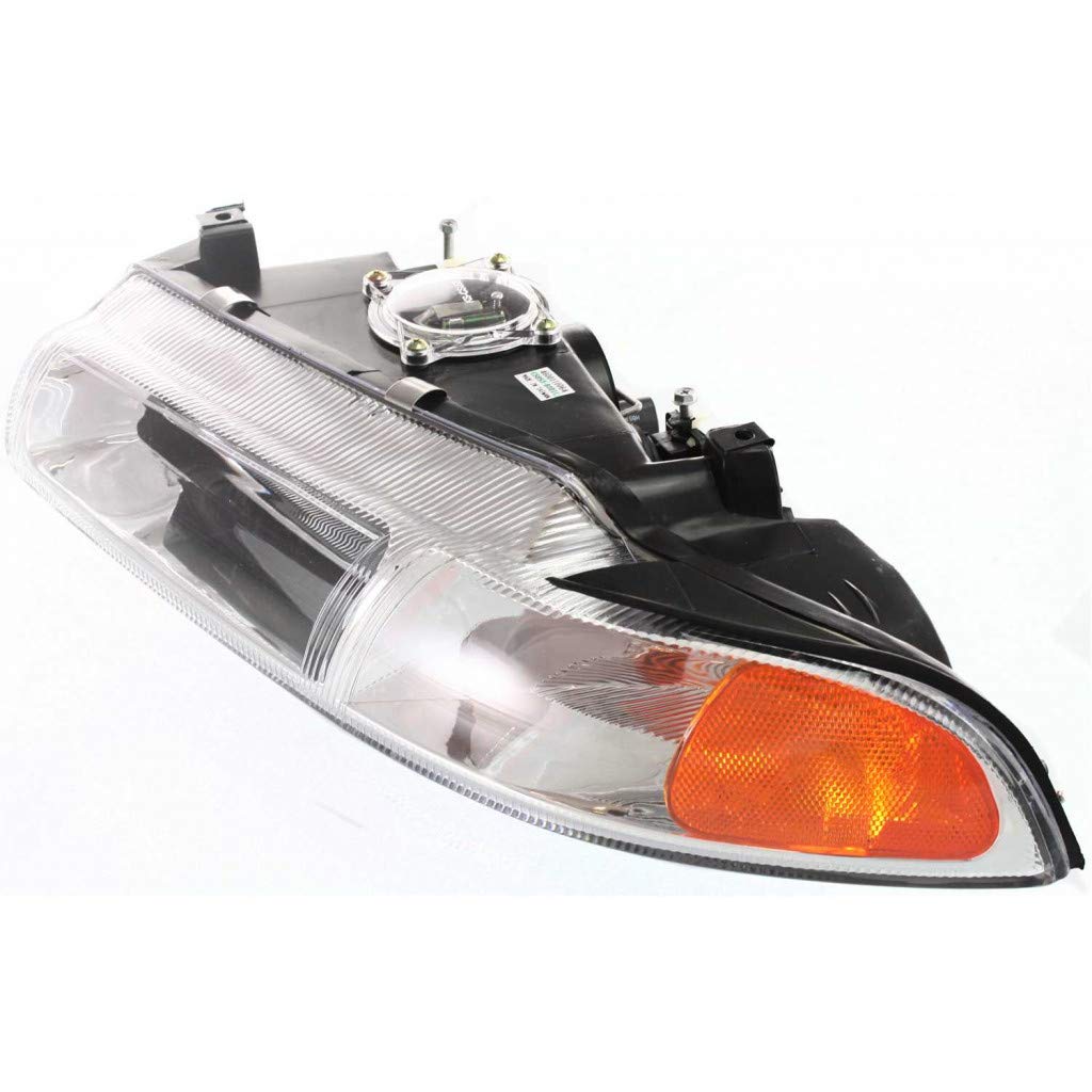 Dodge Stratus Headlight Assembly Pair 1995-2000 | Driver & Passenger Side | Improved Beam Pattern | CH2502112 + CH2503112 | 4630873AB + 4630872AB | Perfect for Night Driving & Car Restoration Projects