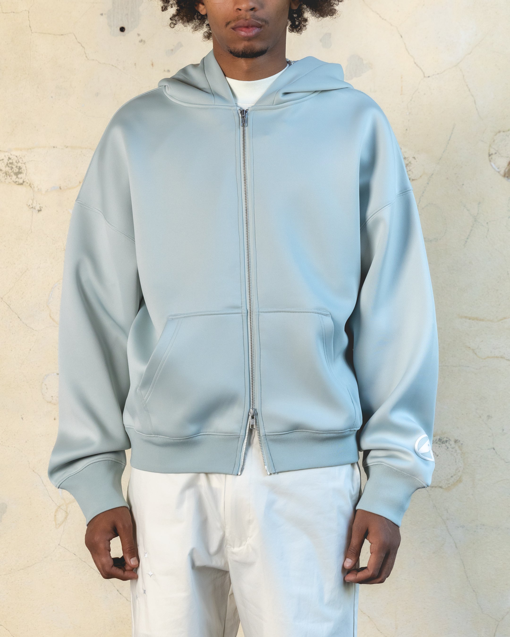 404 Function Zip Hoodie Sage Green - Lightweight & Comfortable Pullover for Men & Women - Perfect for Outdoor Activities, Gym & Casual Wear