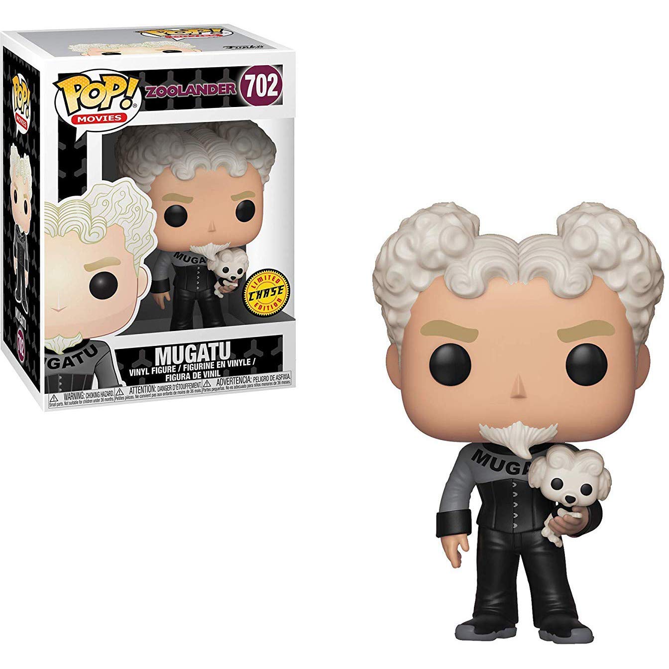 Funko POP! Movies: Zoolander - Mugatu Limited Edition Chase Vinyl Figure with PopShield Protector | Collectible Gift for Movie Fans & Pop Culture Enthusiasts | Perfect for Display, Gifting & Collections