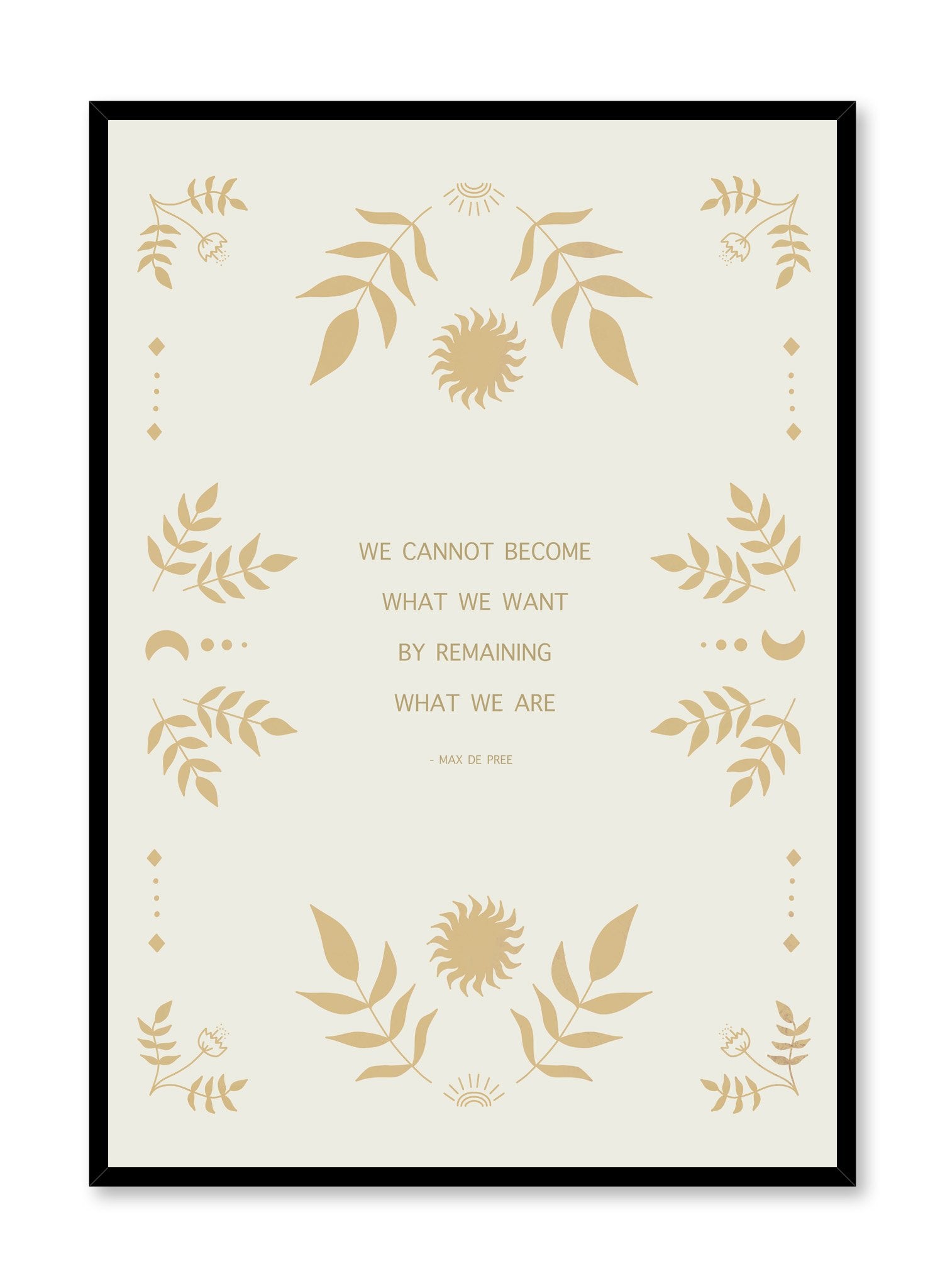 Growth Poster - Motivational Wall Art for Home & Office Decor - Inspirational Quotes for Success & Productivity