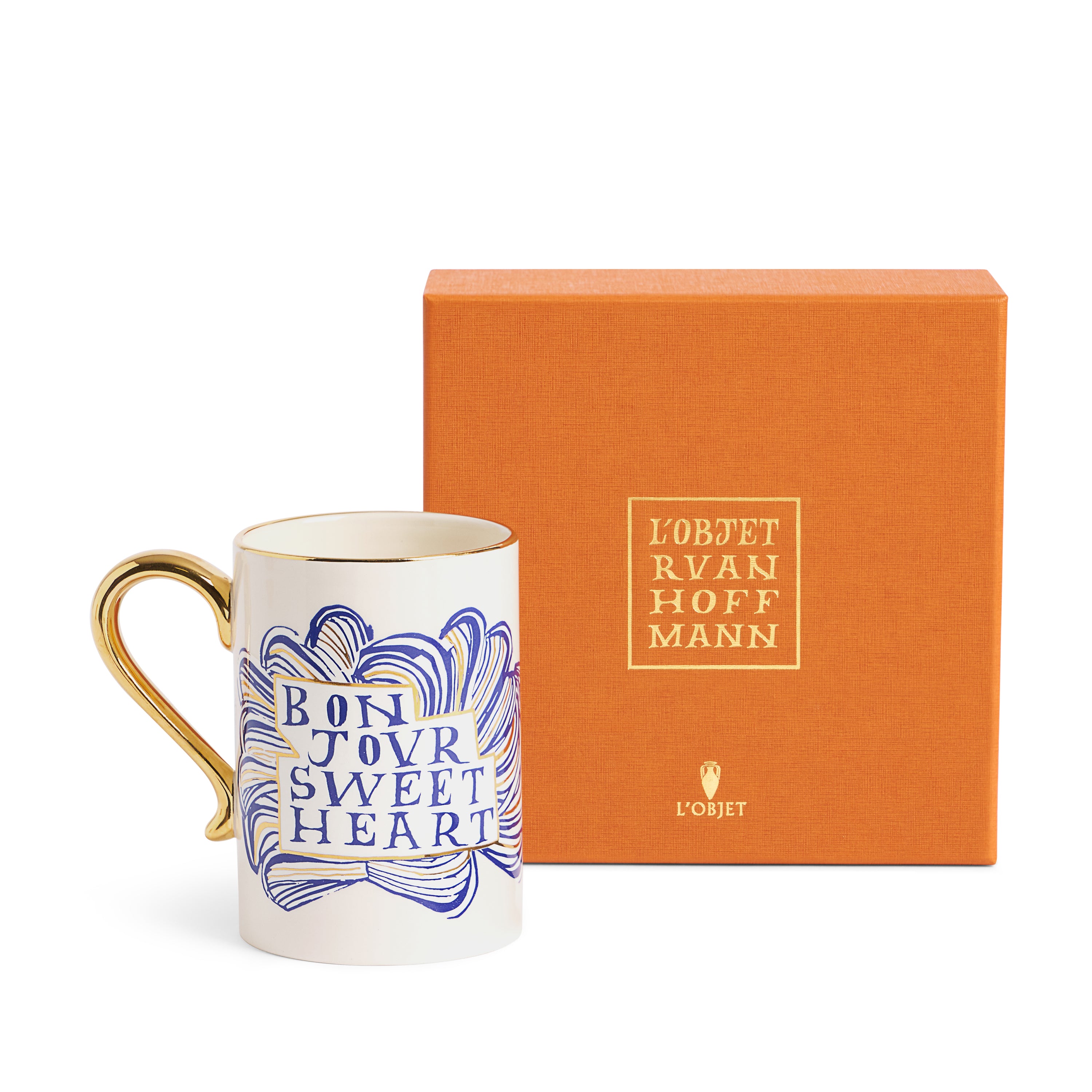 Ruan Hoffmann Sweetheart Mug - Handmade Ceramic Coffee Cup with Heart Design, Perfect for Valentine's Day Gifts, Couples, and Romantic Coffee Moments at Home
