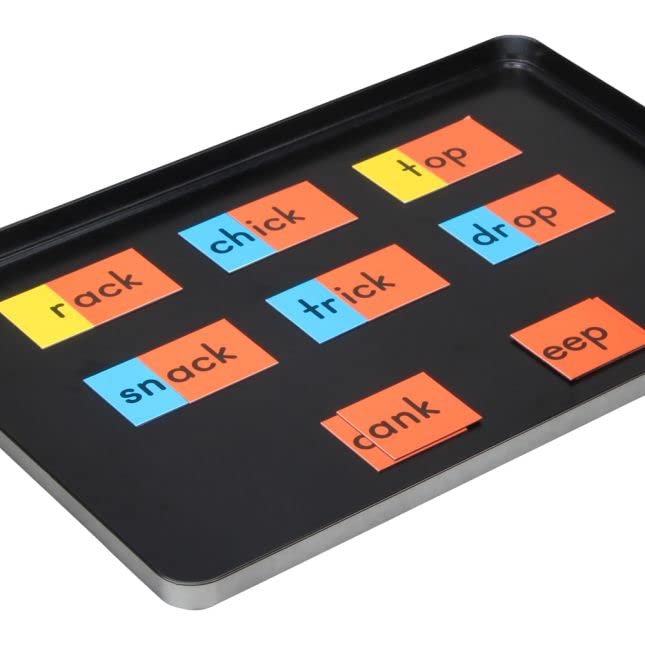 Magnetic Letter Tiles Set - 89 Consonants, Blends, Digraphs & Ending Phonograms for Phonics Learning | Perfect for Classroom, Homeschool & Reading Activities
