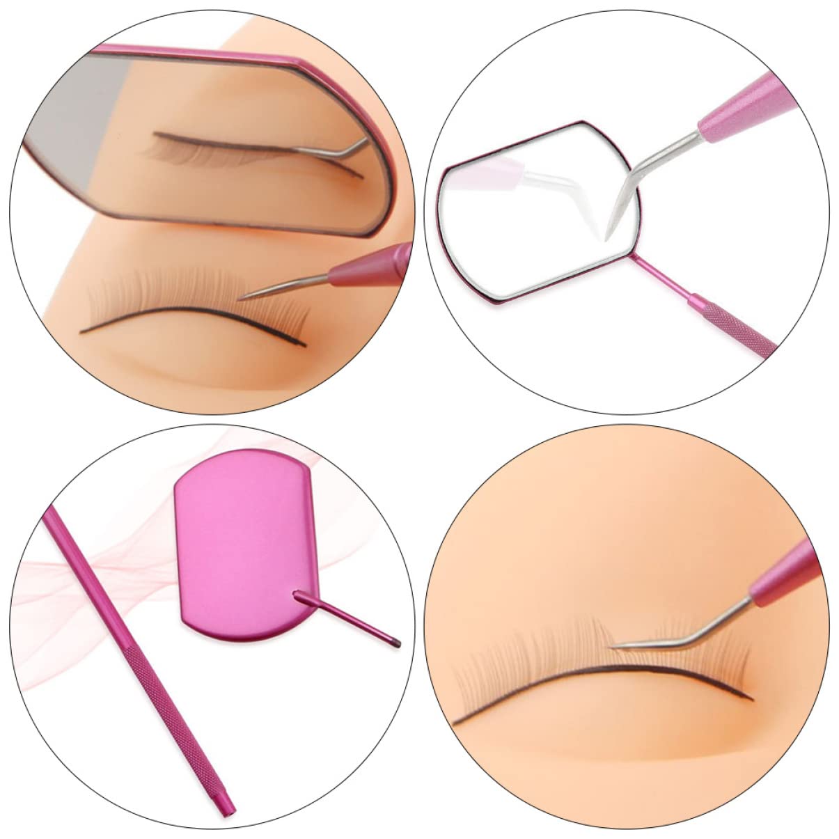 2 Sets Professional Eyelash Extension Tools - Lash Pick Up Stick & Beauty Assistant for Perfect Lash Application | Salon & Home Use for Women & Girls