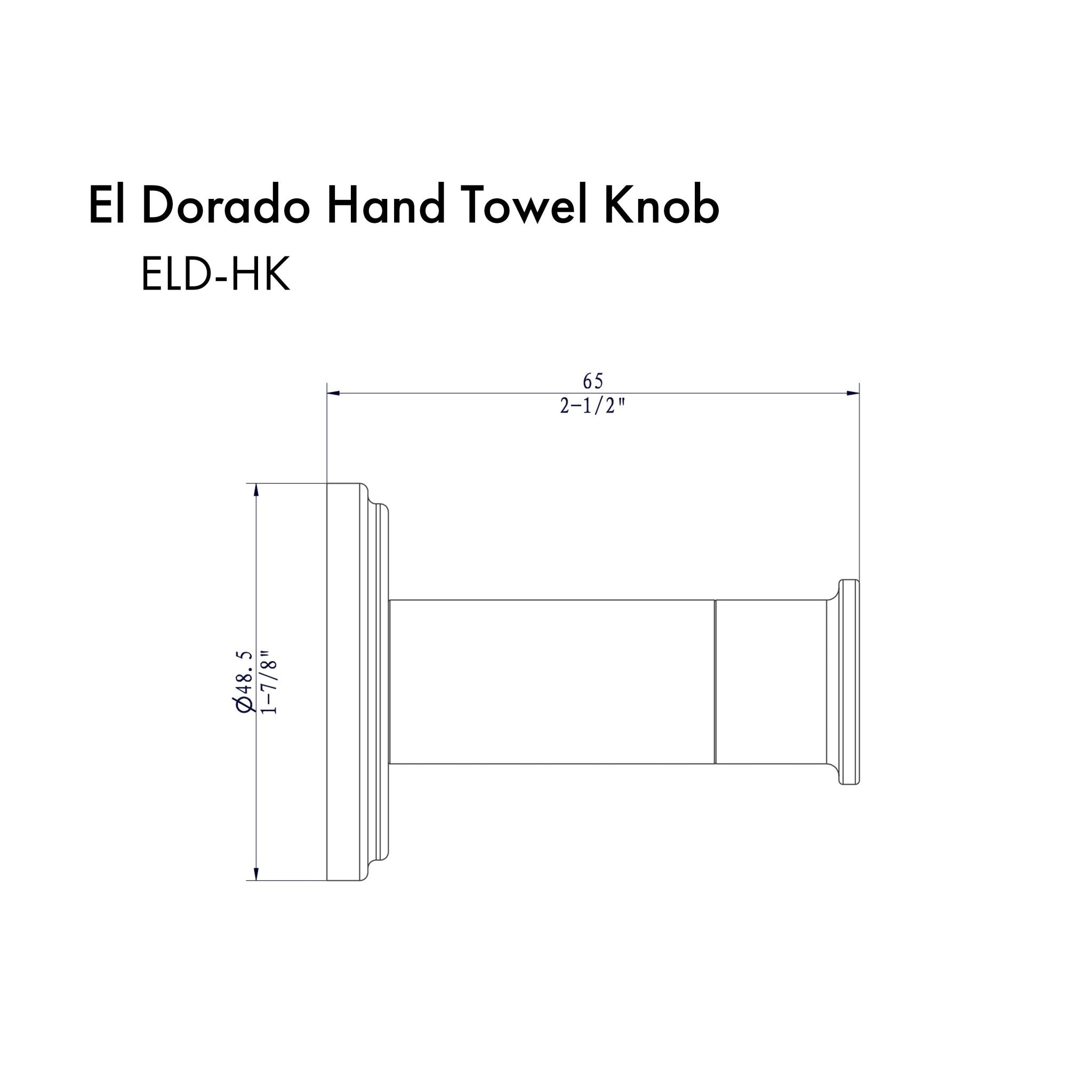 ZLINE El Dorado Polished Gold Towel Hook - Elegant Bathroom & Kitchen Wall Hooks for Towels, Robes & Hats (ELD HK PG) - Perfect for Spa, Hotel & Home Decor
