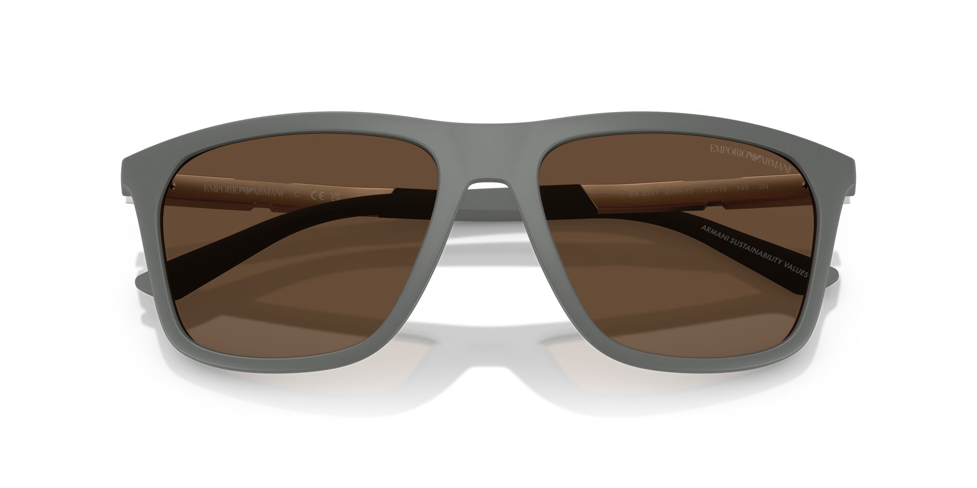 Emporio Armani EA4237 Sunglasses - Polarized UV Protection Aviator Style for Men & Women | Perfect for Driving, Beach & Outdoor Activities