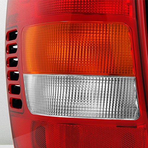 AKKON Red Amber LED Tail Lights Brake Lamps Pair for Jeep Grand Cherokee - Left Driver & Right Passenger Side Replacement - Perfect for Off-Roading, Night Driving & Custom Upgrades
