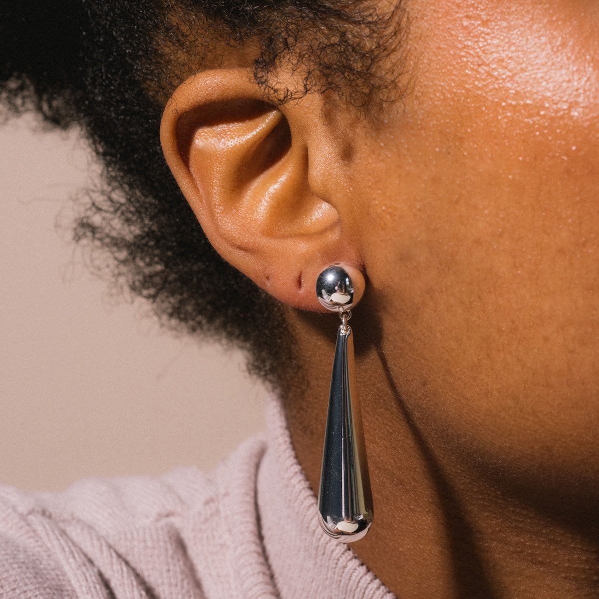 Linnea Earrings for Women - Elegant Gold Hoop Earrings, Hypoallergenic & Lightweight - Perfect for Everyday Wear, Office, and Special Occasions