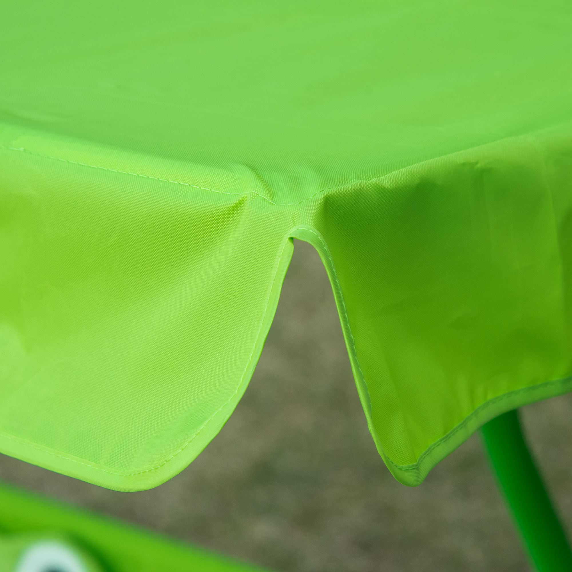 Outsunny Kids Porch Swing with Adjustable Sun Canopy & Safety Seatbelts - Green Frog-Themed Outdoor Swing Chair for Ages 3-6 | Perfect for Backyard, Garden, and Patio Playtime
